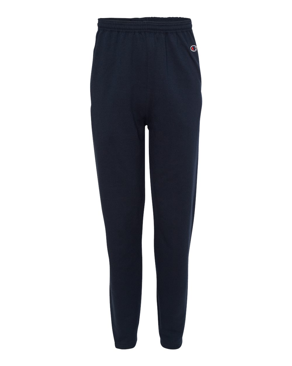 Men's Powerblend® Open-Bottom Sweatpants with Pockets - Front - B23484653 - Navy