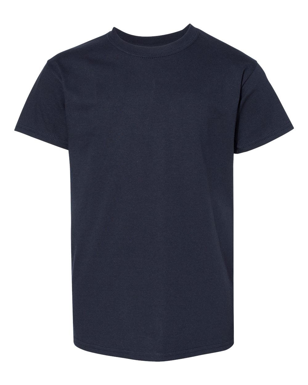Youth Tagless T-Shirt - Front - B31684656 - Navy