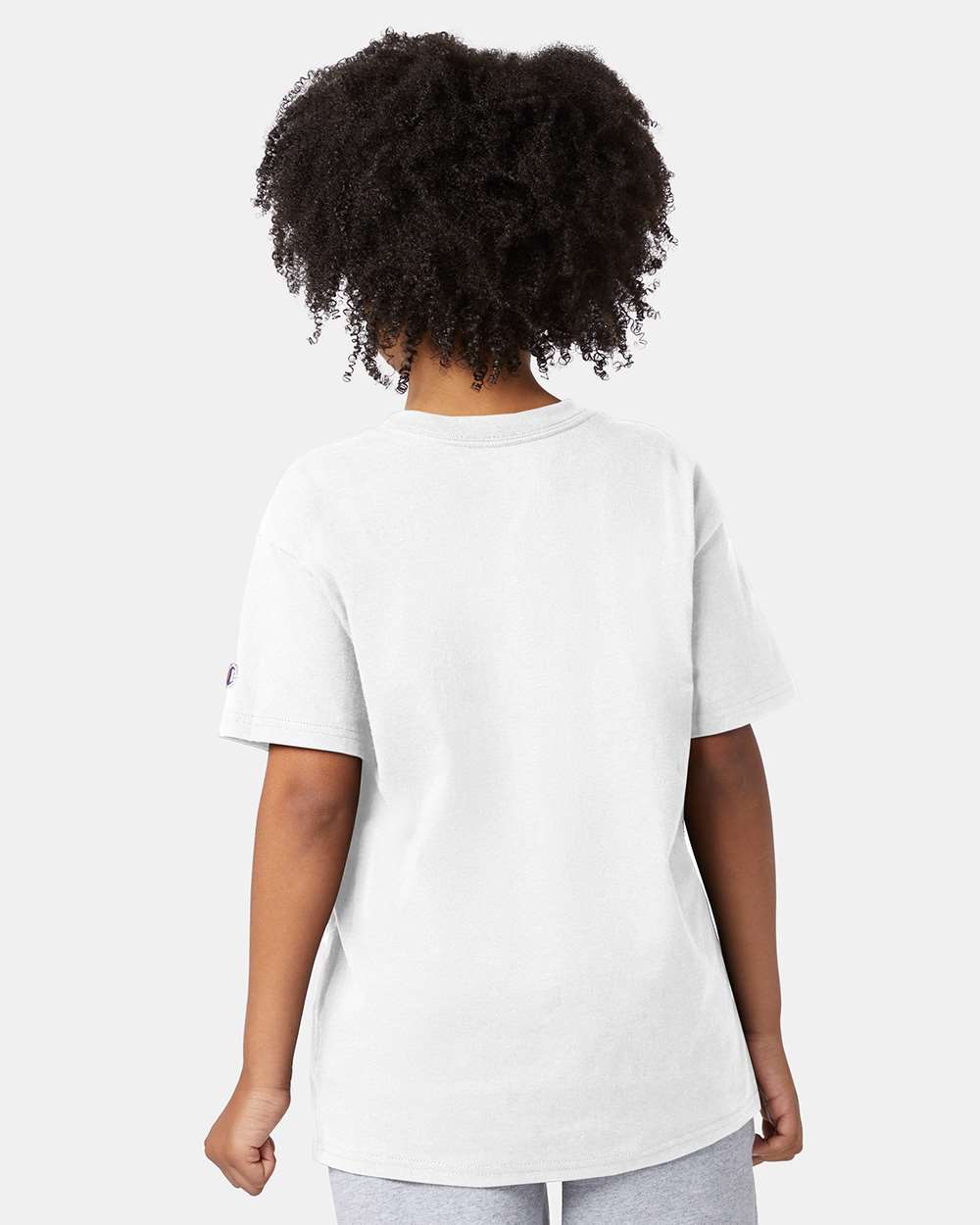 Youth Tagless T-Shirt - OnModelBack - B31684005 - White