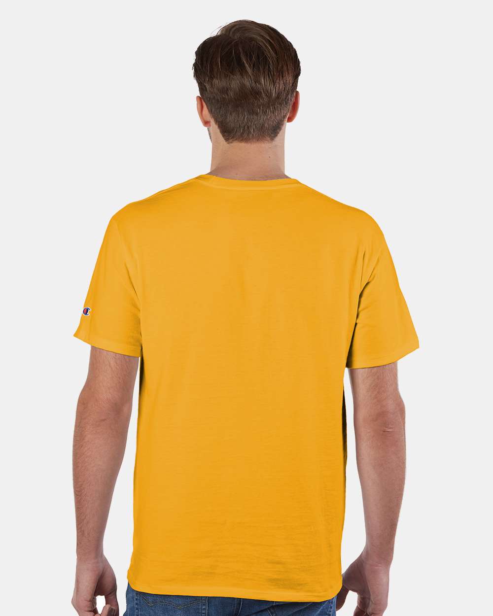 Unisex Premium Fashion Classics T-Shirt - OnModelBack - B35884123 - C Gold