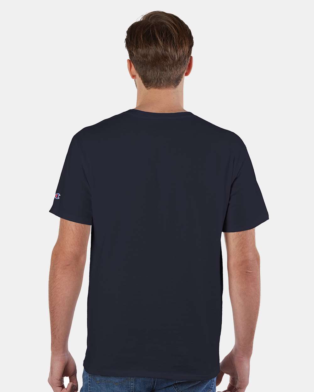 Unisex Premium Fashion Classics T-Shirt - OnModelBack - B35884653 - Navy