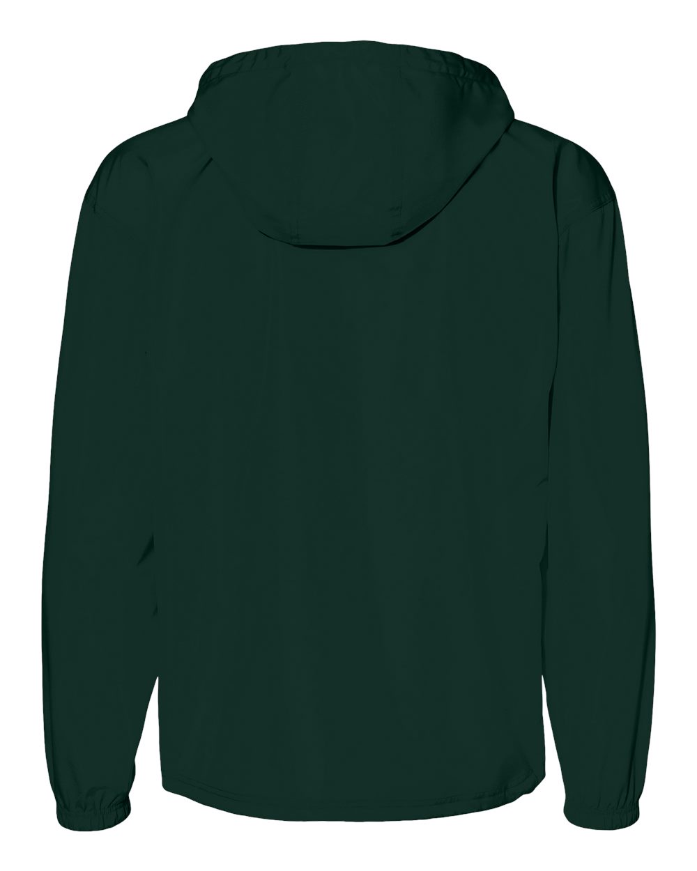 Men's Packable Anorak Jacket - Back - B63284193 - Dark Green