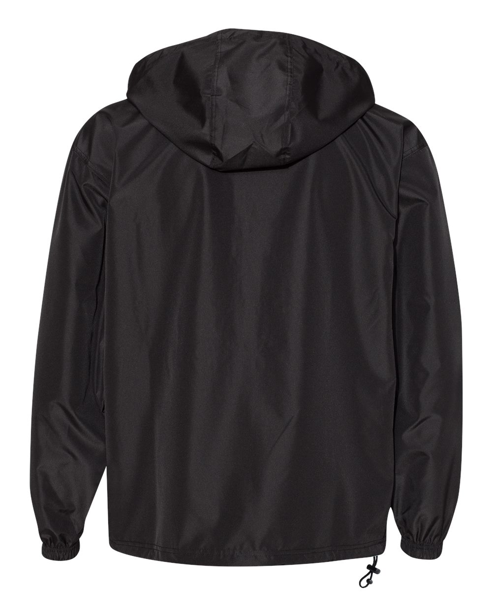 Men's Packable Anorak Jacket - Back - B63284503 - Black
