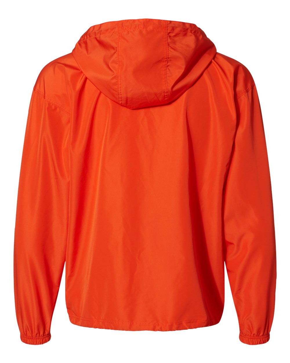 Men's Packable Anorak Jacket - Back - B63284663 - Orange