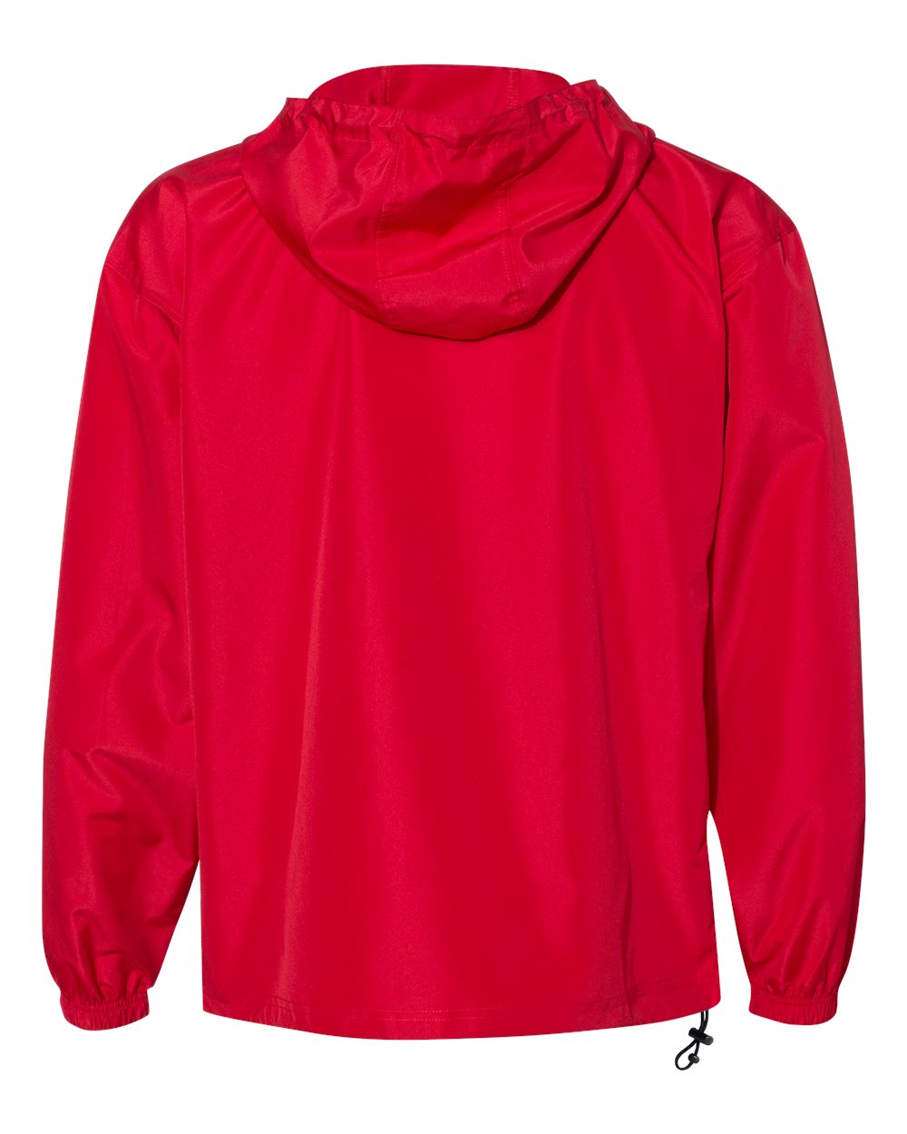 Men's Packable Anorak Jacket - Back - B63284703 - Scarlet