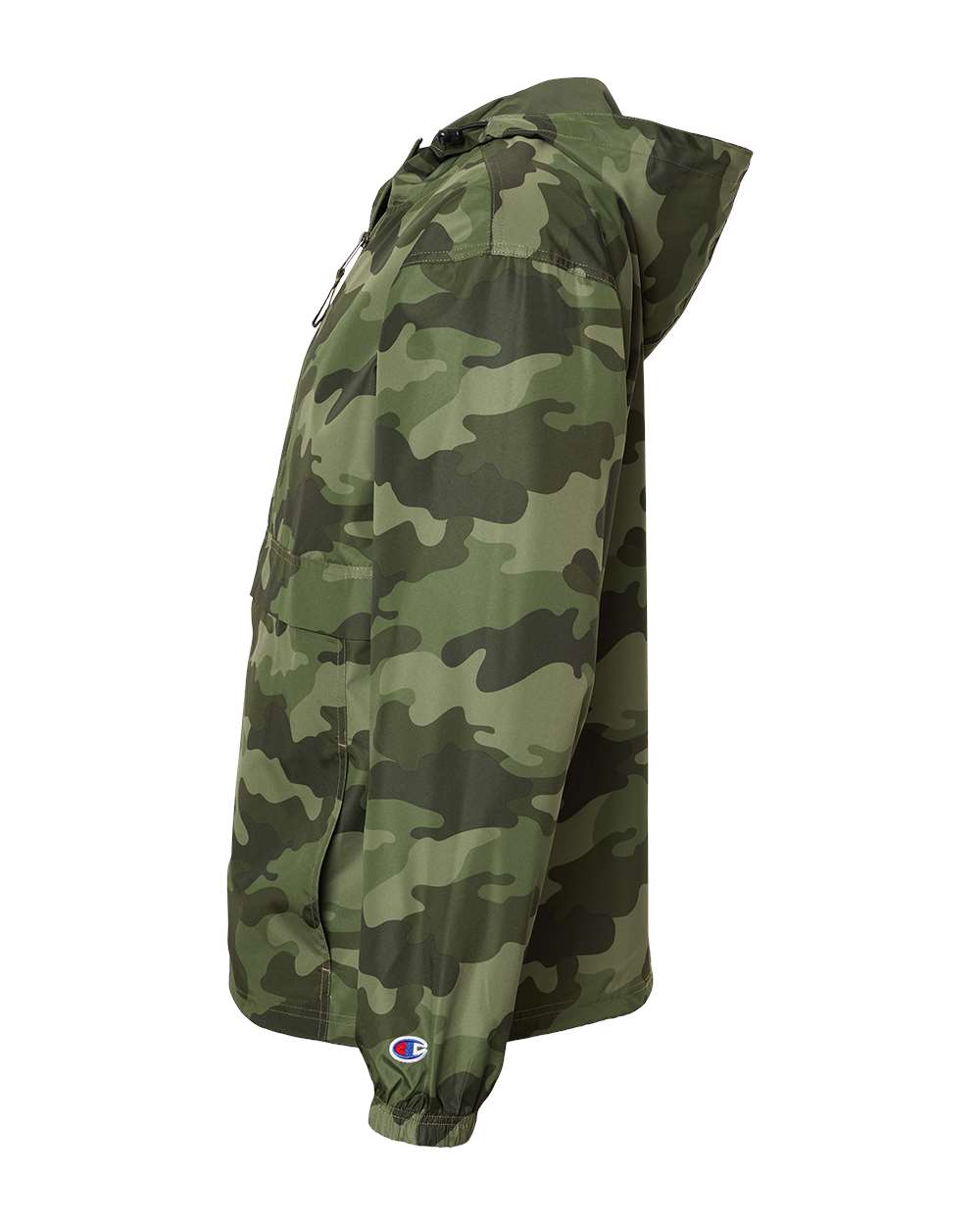 Men's Packable Anorak Jacket - DirectSide - B63284643 - Olive Green Camo