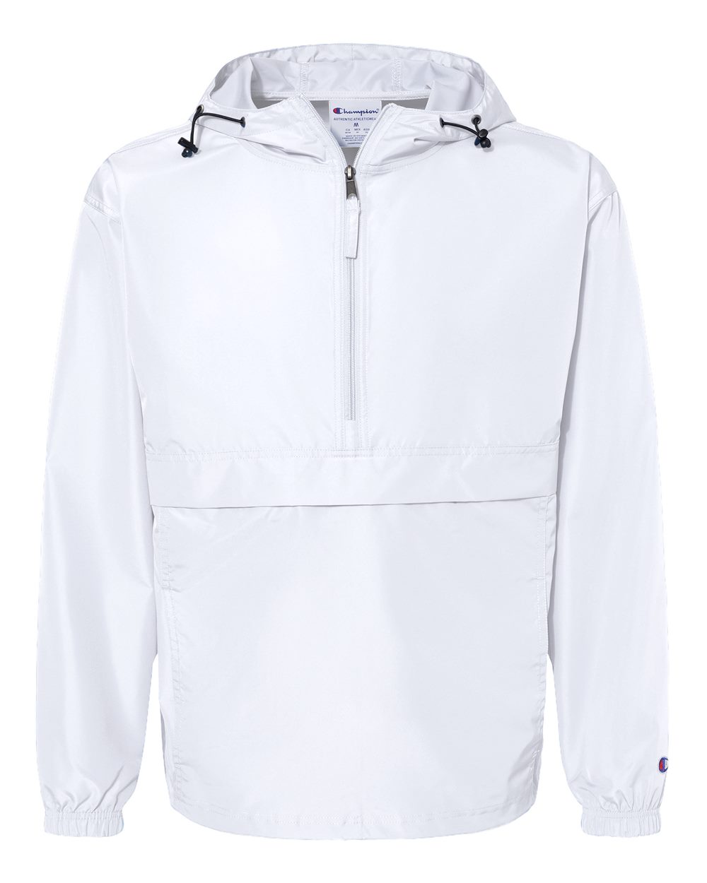 Men's Packable Anorak Jacket - Front - B63284003 - White