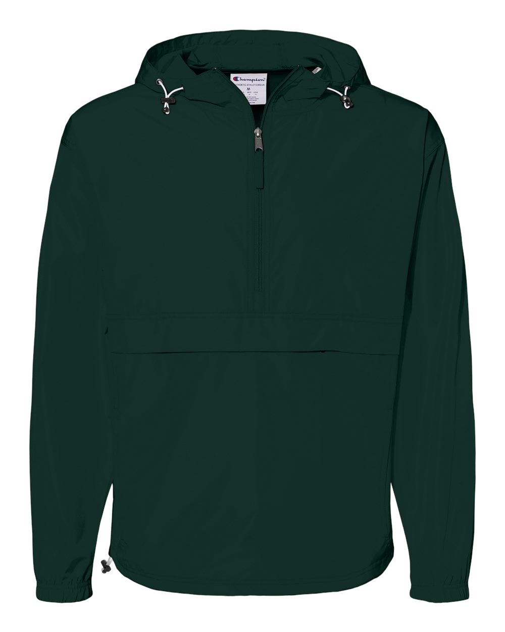 Men's Packable Anorak Jacket - Front - B63284193 - Dark Green