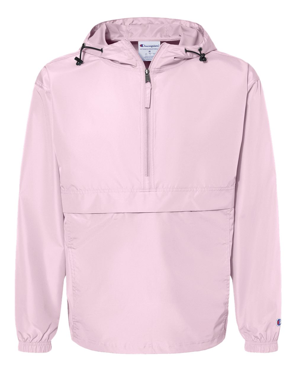 Men's Packable Anorak Jacket - Front - B63284303 - Pink Candy