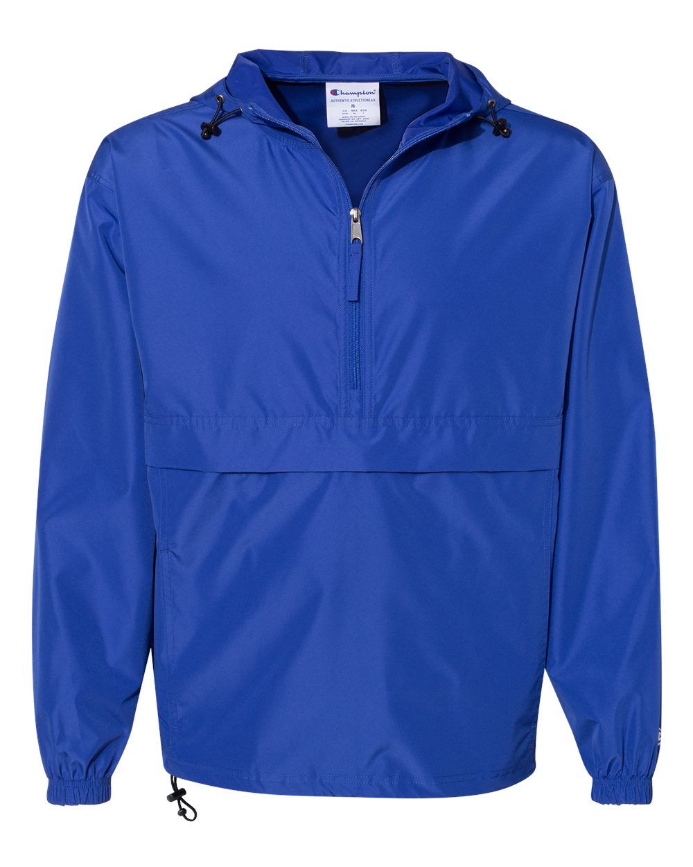 Men's Packable Anorak Jacket - Front - B63284753 - Royal Blue