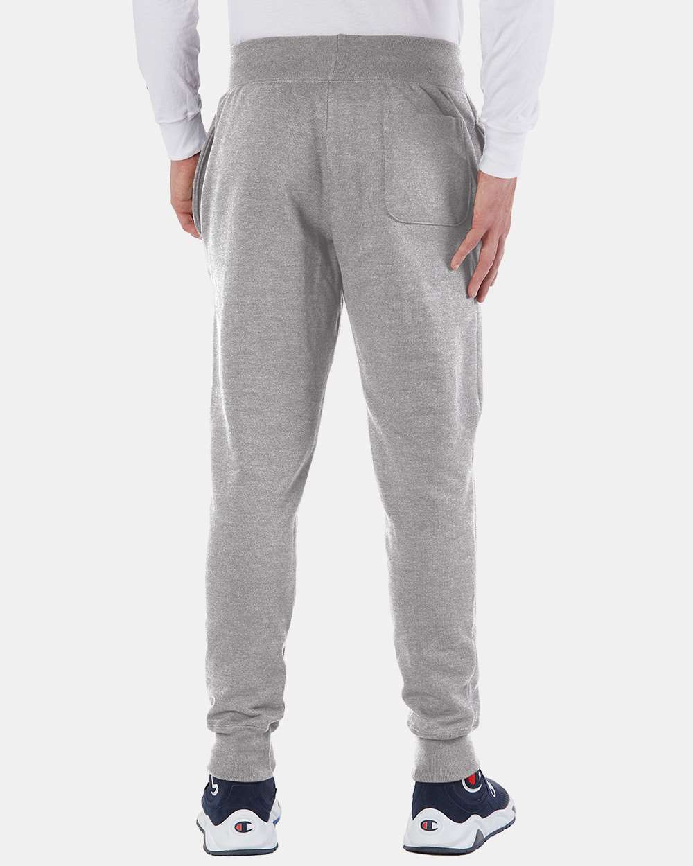Men's Reverse Weave® Joggers - OnModelBack - B01084133 - Oxford Grey