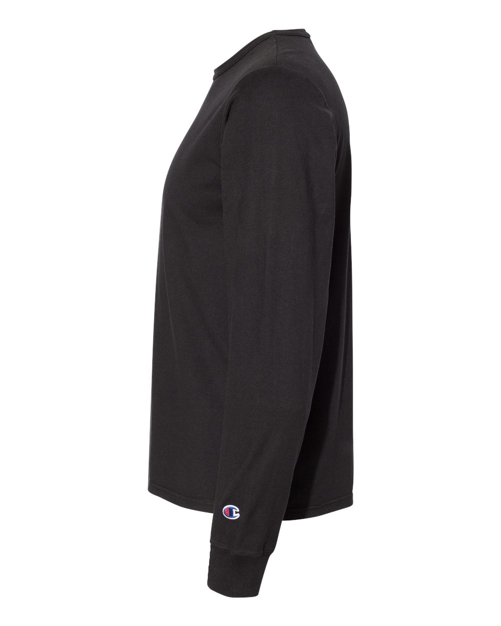 Unisex Garment-Dyed Long Sleeve T-Shirt - DirectSide - B01384503 - Black