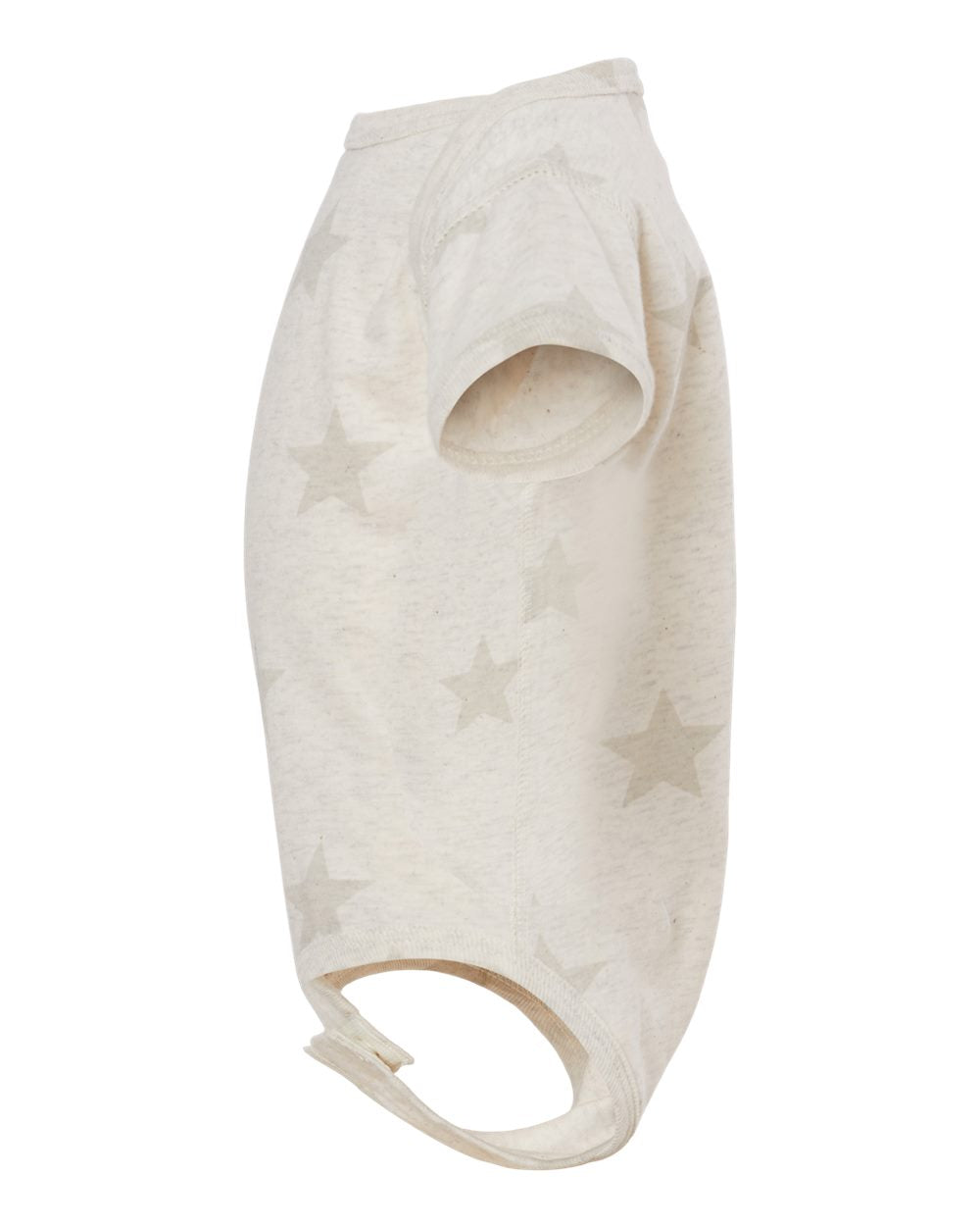 Infant Star Print Bodysuit - DirectSide - B04738241 - Natural Heather Star