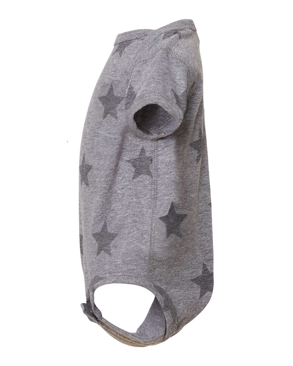 Infant Star Print Bodysuit - DirectSide - B04738581 - Granite Heather Star