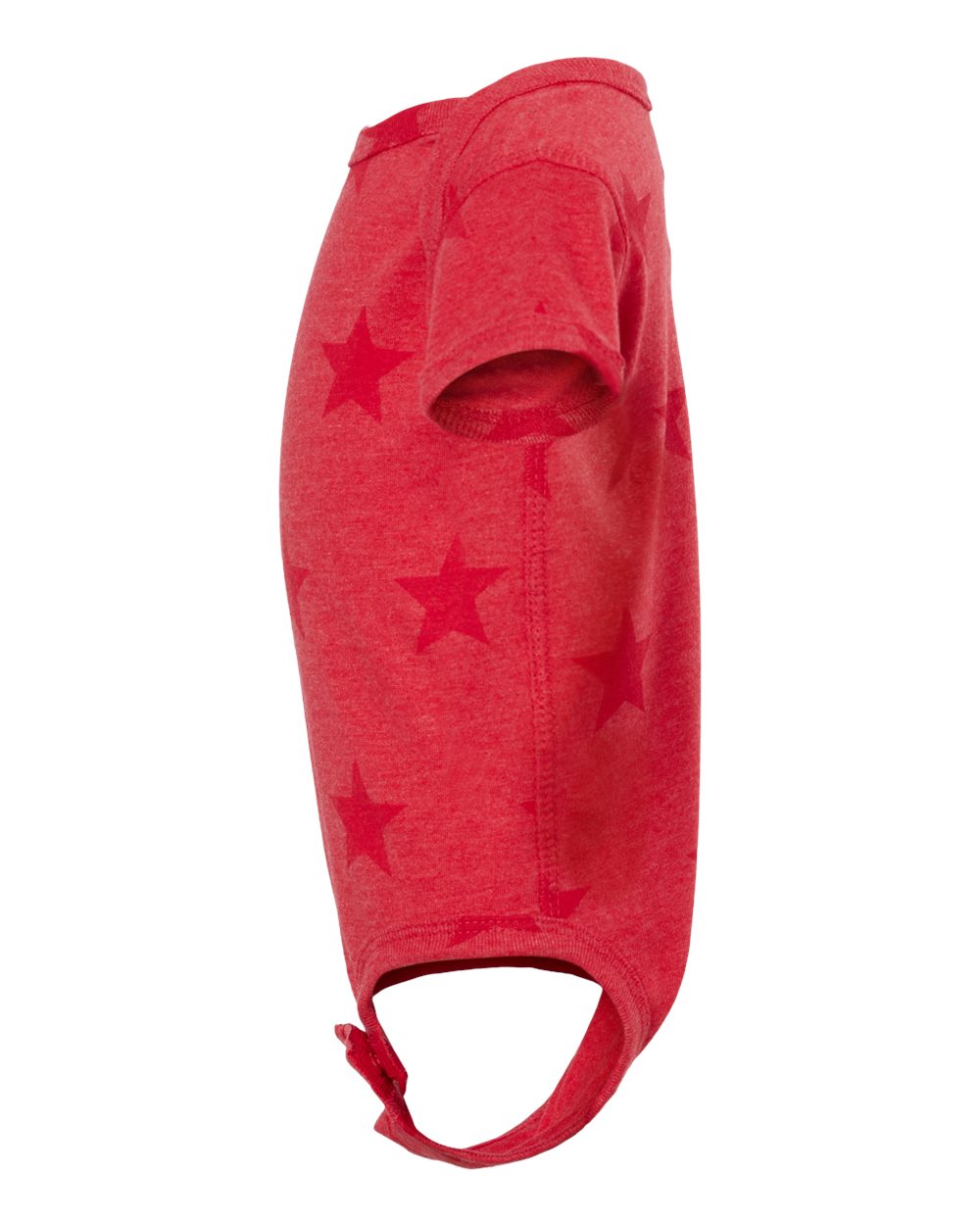 Infant Star Print Bodysuit - DirectSide - B04738701 - Red Star