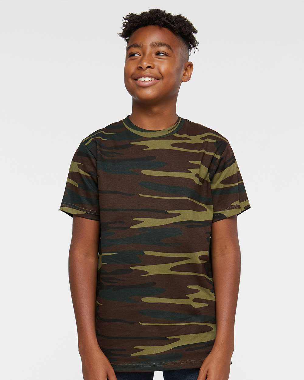 Youth Camouflage T-Shirt - styleImage