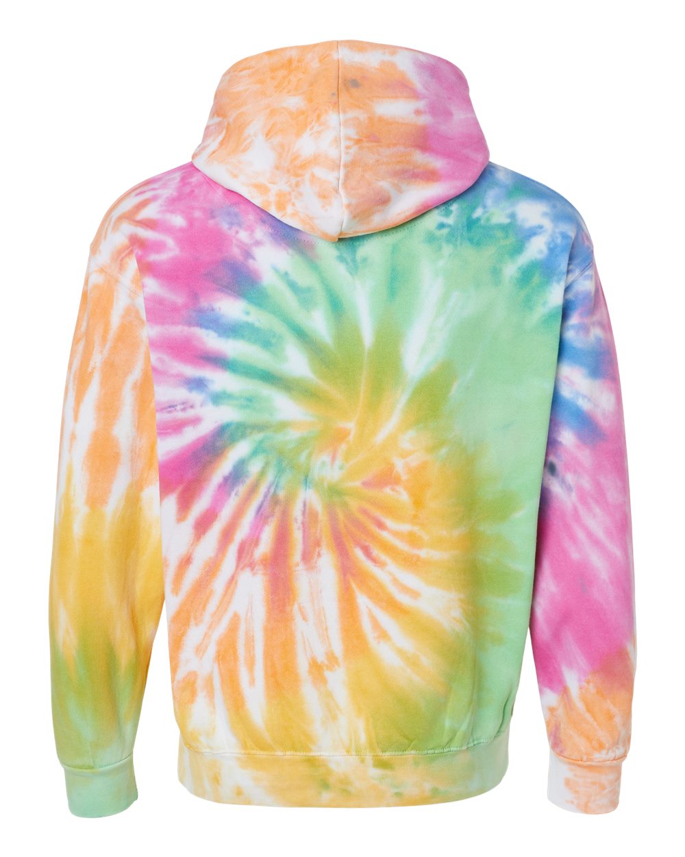 Unisex Tie-Dyed Hooded Sweatshirt - Back - B10602023 - Eternity