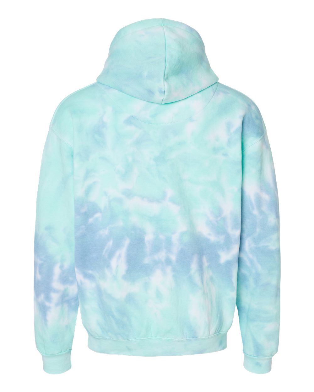 Unisex Tie-Dyed Hooded Sweatshirt - Back - B10602543 - Slushy