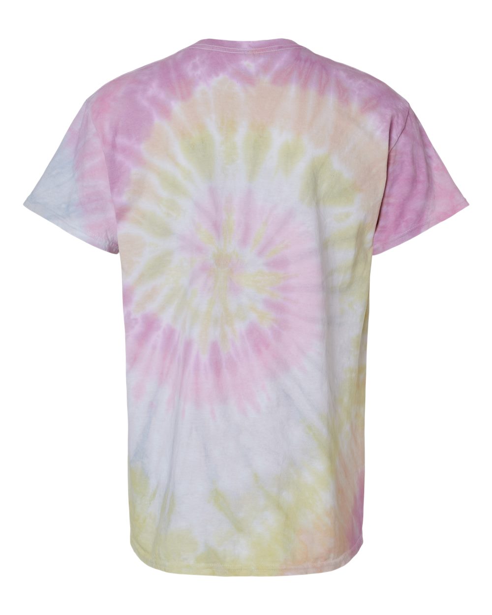 Youth Multi-Color Tie-Dyed T-Shirt - Back - B11002824 - Desert Rose