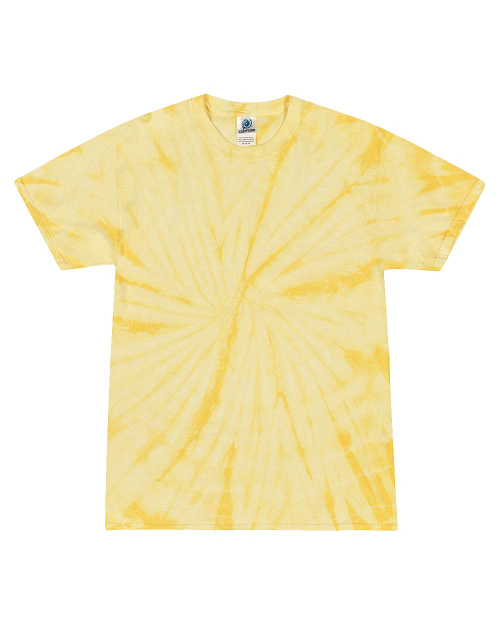 Youth Multi-Color Tie-Dyed T-Shirt - Front - B11002094 - Spider Dandelion