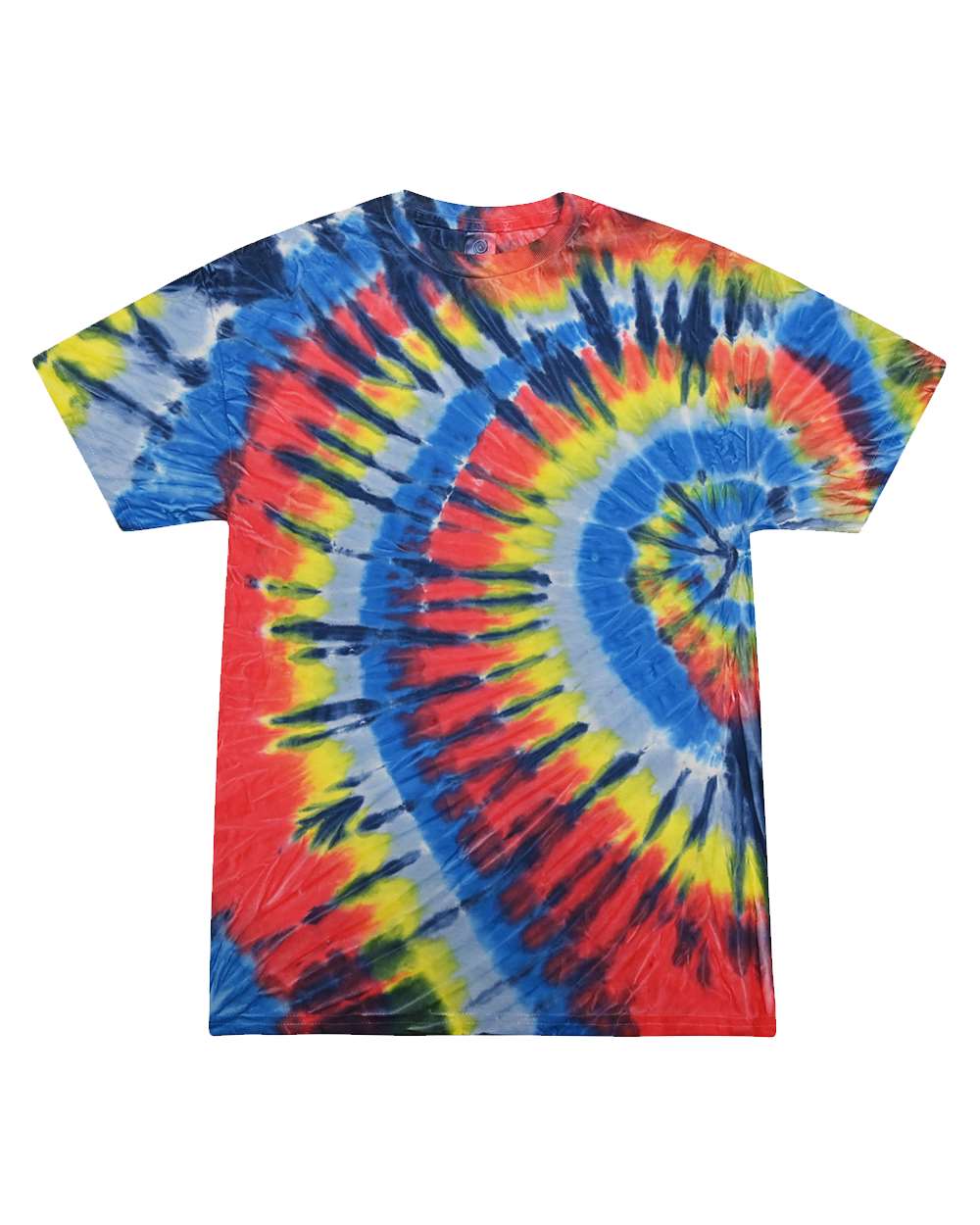Youth Multi-Color Tie-Dyed T-Shirt - Front - B11002244 - Harmony