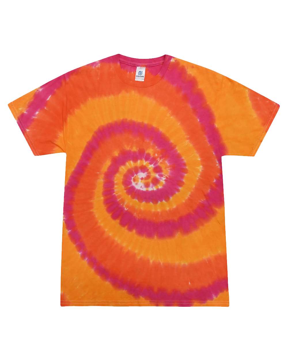 Youth Multi-Color Tie-Dyed T-Shirt - Front - B11002254 - Hypnotize