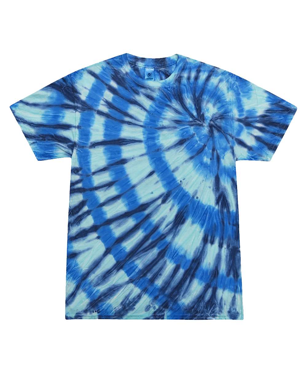 Youth Multi-Color Tie-Dyed T-Shirt - Front - B11002284 - Serenity