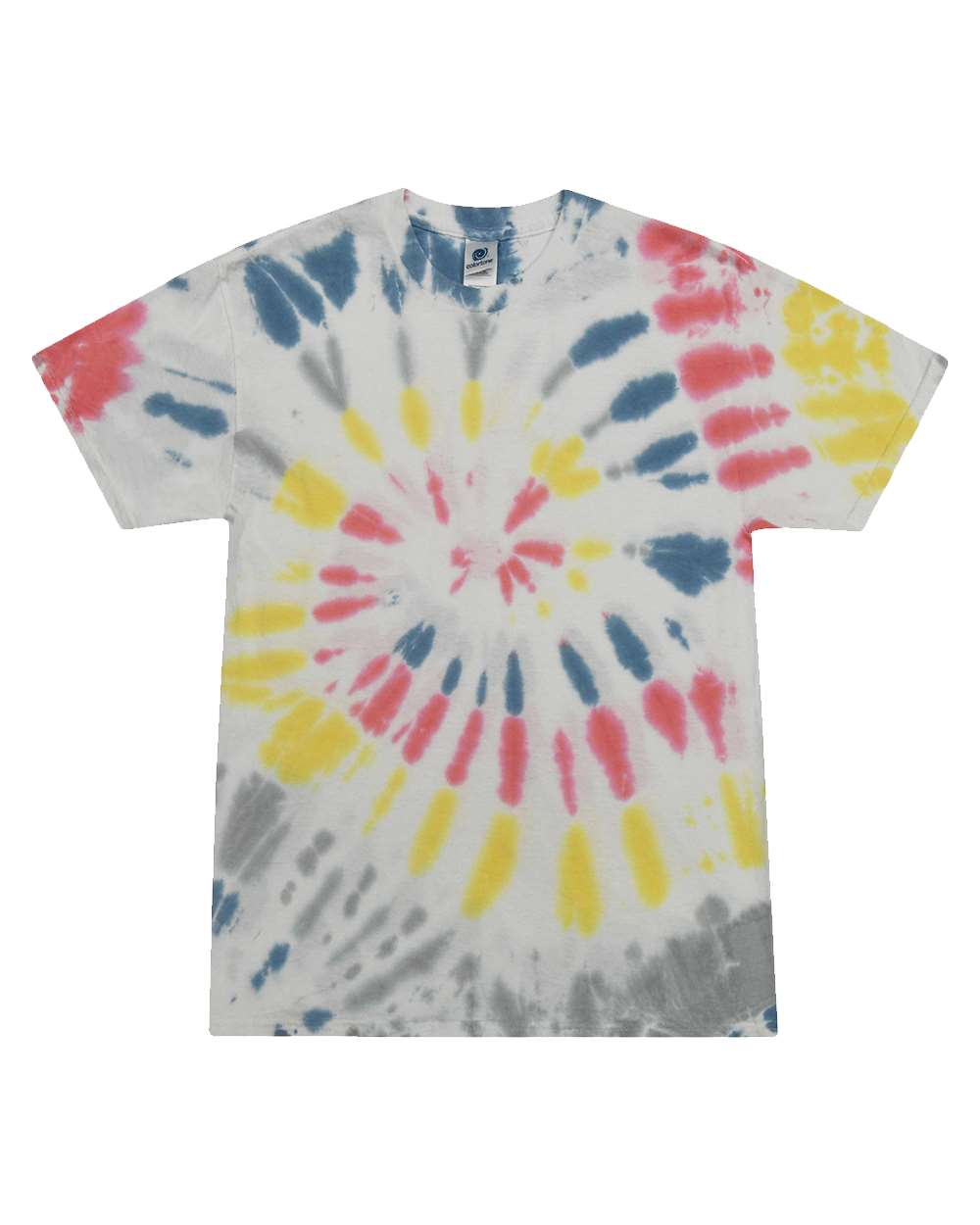 Youth Multi-Color Tie-Dyed T-Shirt - Front - B11002374 - Yellowstone