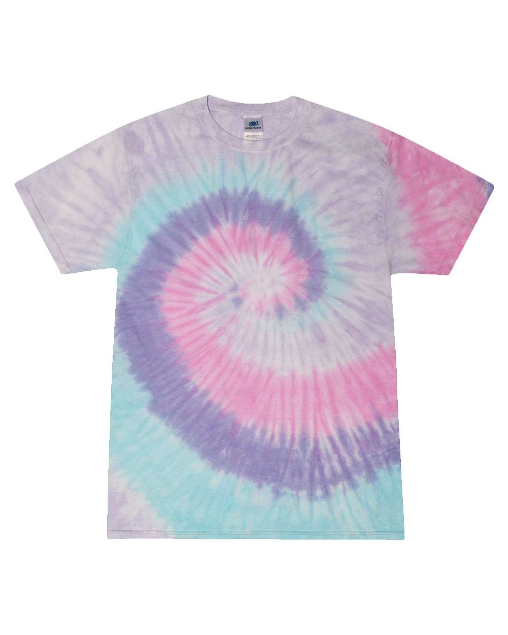 Youth Multi-Color Tie-Dyed T-Shirt - Front - B11002404 - Unicorn