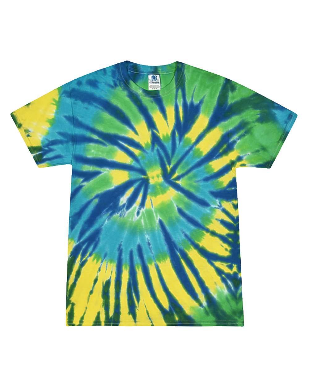 Youth Multi-Color Tie-Dyed T-Shirt - Front - B11002524 - Karma
