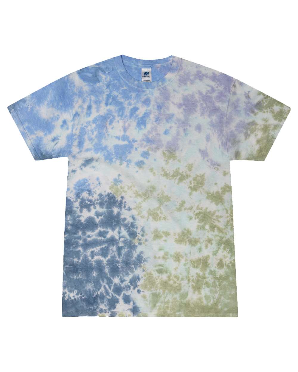Youth Multi-Color Tie-Dyed T-Shirt - Front - B11002734 - Ferris Wheel