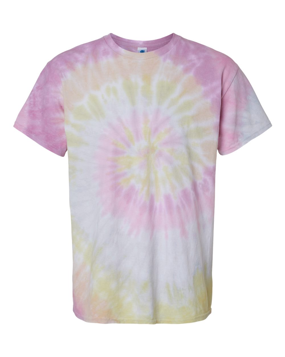 Youth Multi-Color Tie-Dyed T-Shirt - Front - B11002824 - Desert Rose