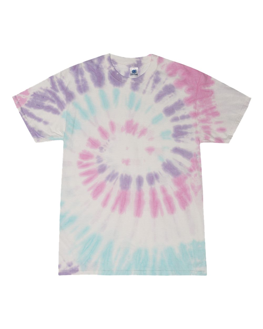 Youth Multi-Color Tie-Dyed T-Shirt - Front - B11002994 - Acadia