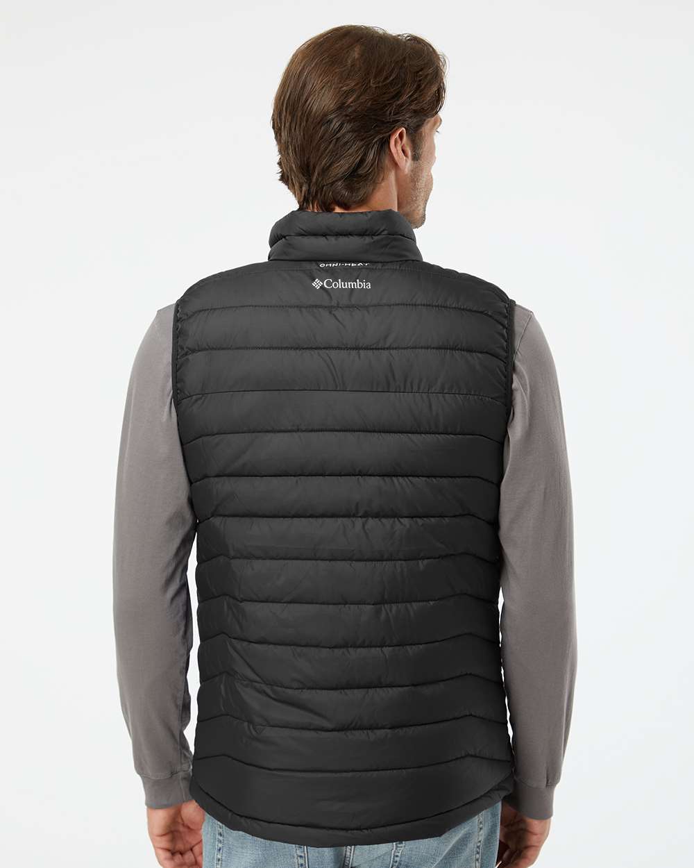 Men's Powder Lite™ II Vest - OnModelBack - B02924503 - Black