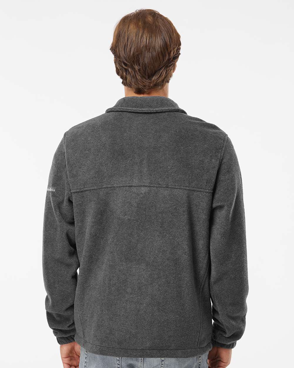 Men's Steens Mountain™ Full Zip 2.0 Jacket - OnModelBack - B09724593 - Charcoal Heather