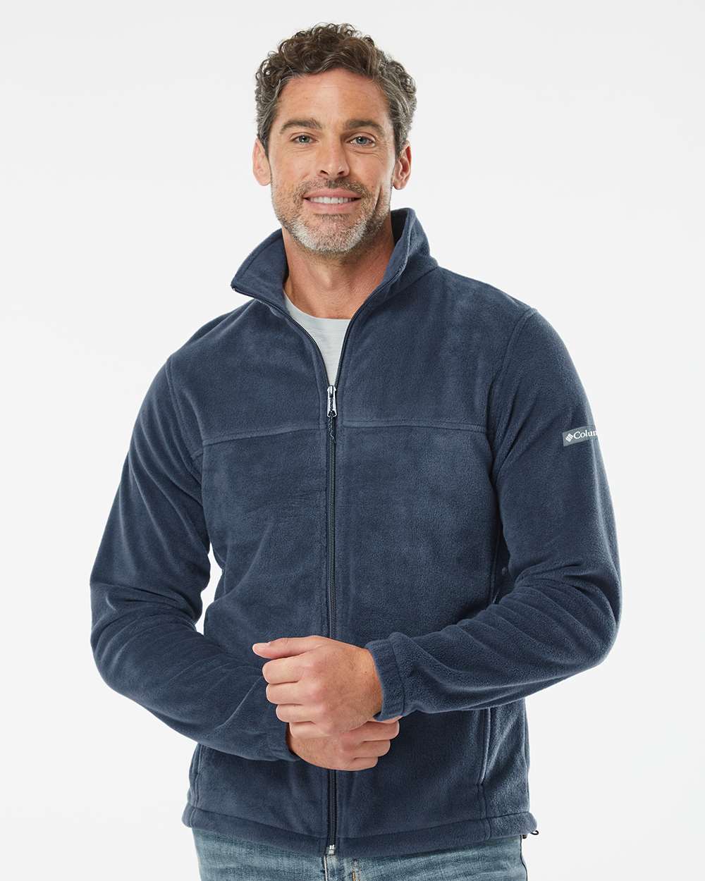 Men's Steens Mountain™ Full Zip 2.0 Jacket - OnModelFront - B09724653 - Collegiate Navy