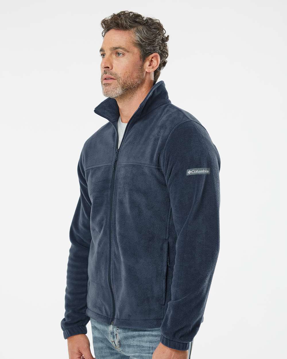 Men's Steens Mountain™ Full Zip 2.0 Jacket - OnModelSide - B09724653 - Collegiate Navy