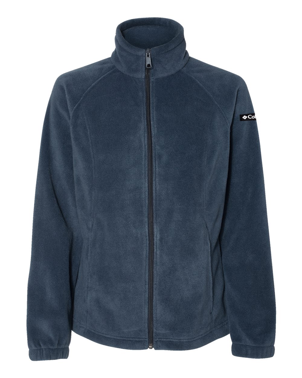 Women’s Benton Springs™ Fleece Full-Zip Jacket - Front - B14424652 - Columbia Navy