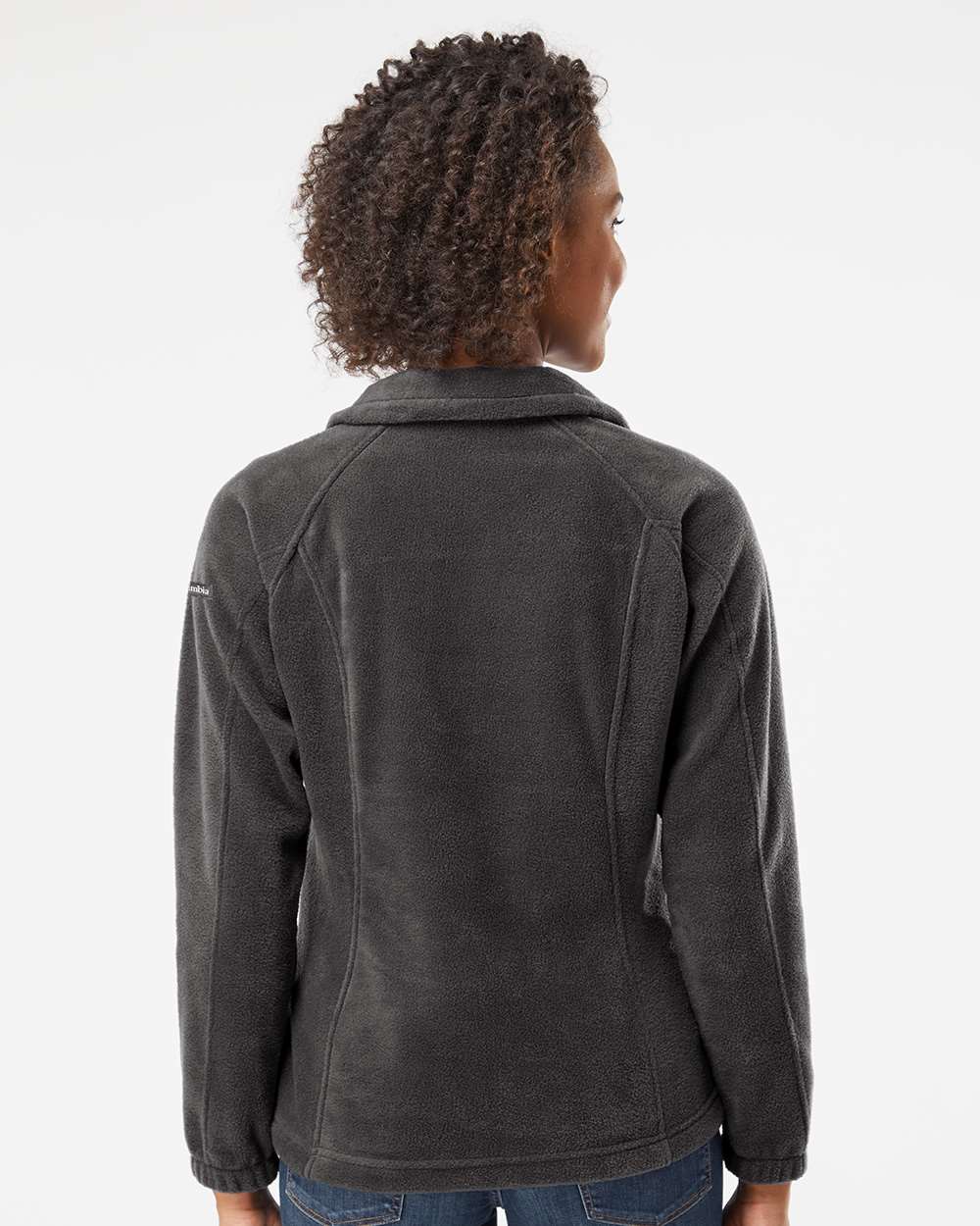 Women’s Benton Springs™ Fleece Full-Zip Jacket - OnModelBack - B14424352 - Charcoal Heather