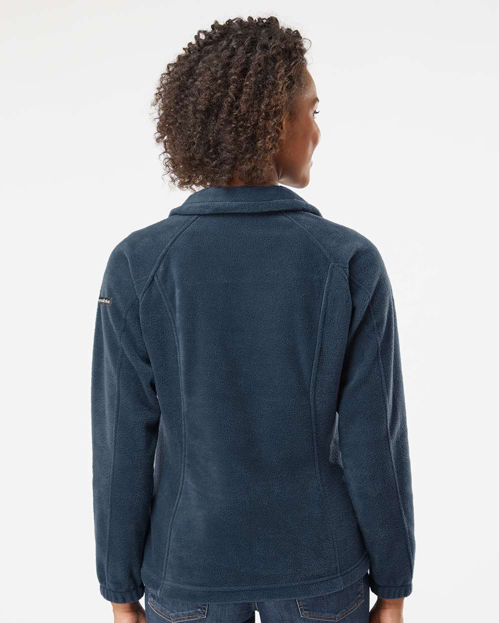 Women’s Benton Springs™ Fleece Full-Zip Jacket - OnModelBack - B14424652 - Columbia Navy