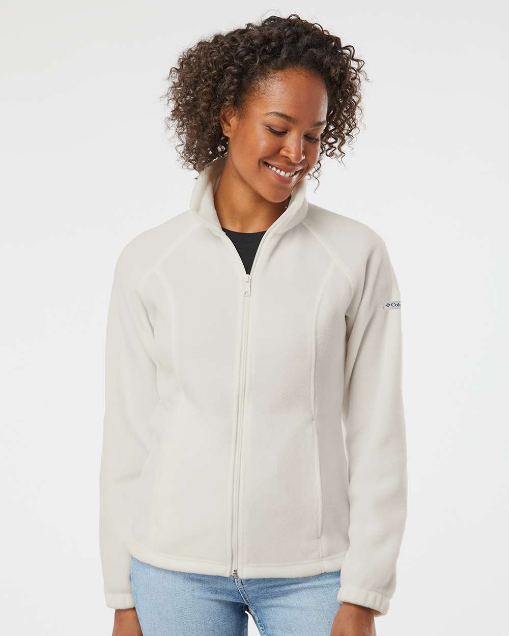 Women’s Benton Springs™ Fleece Full-Zip Jacket - OnModelFront - B14424013 - Chalk