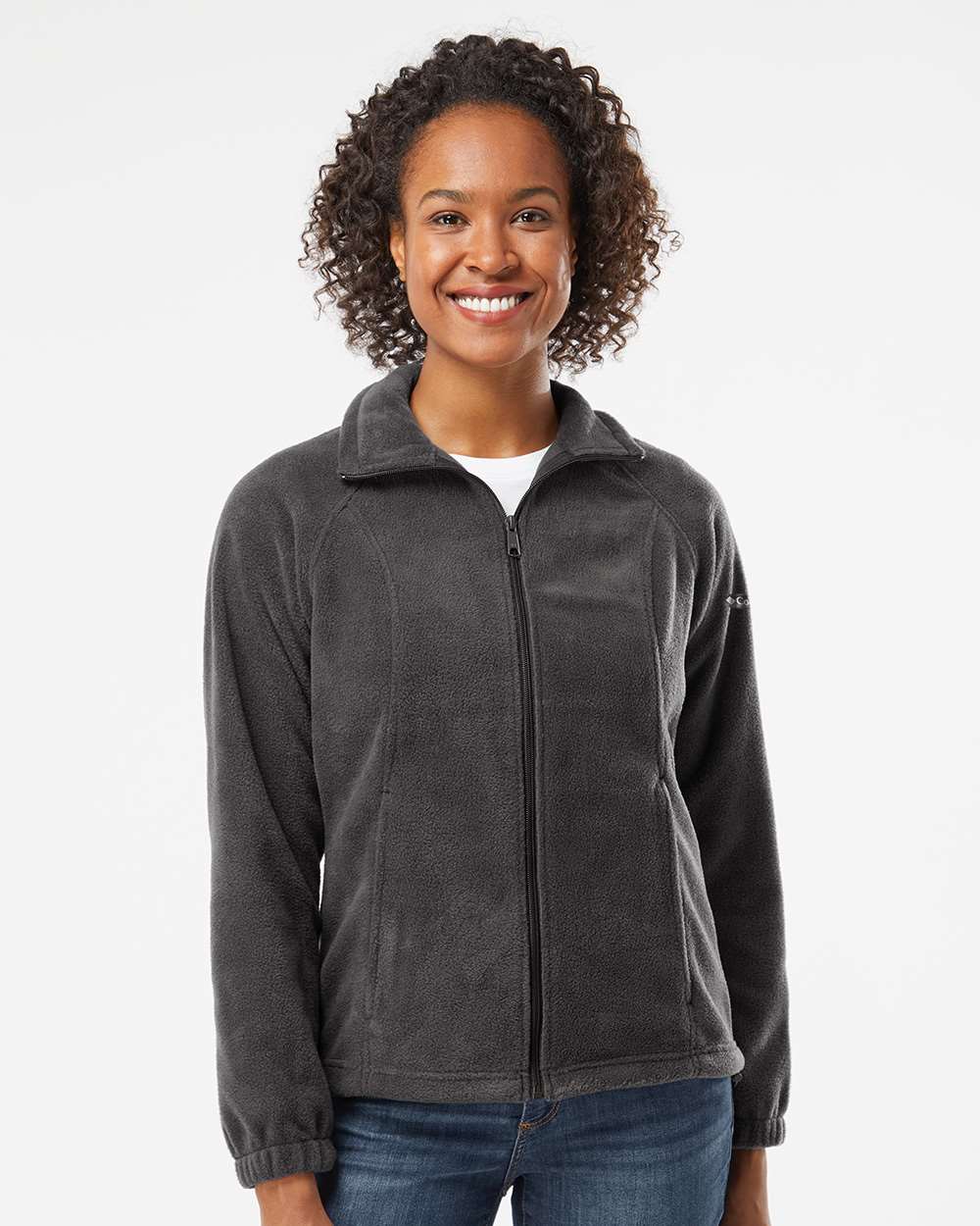 Women’s Benton Springs™ Fleece Full-Zip Jacket - OnModelFront - B14424352 - Charcoal Heather