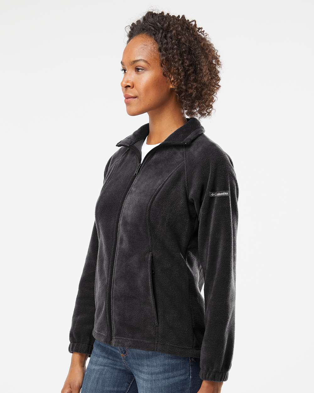 Women’s Benton Springs™ Fleece Full-Zip Jacket - OnModelSide - B14424512 - Black