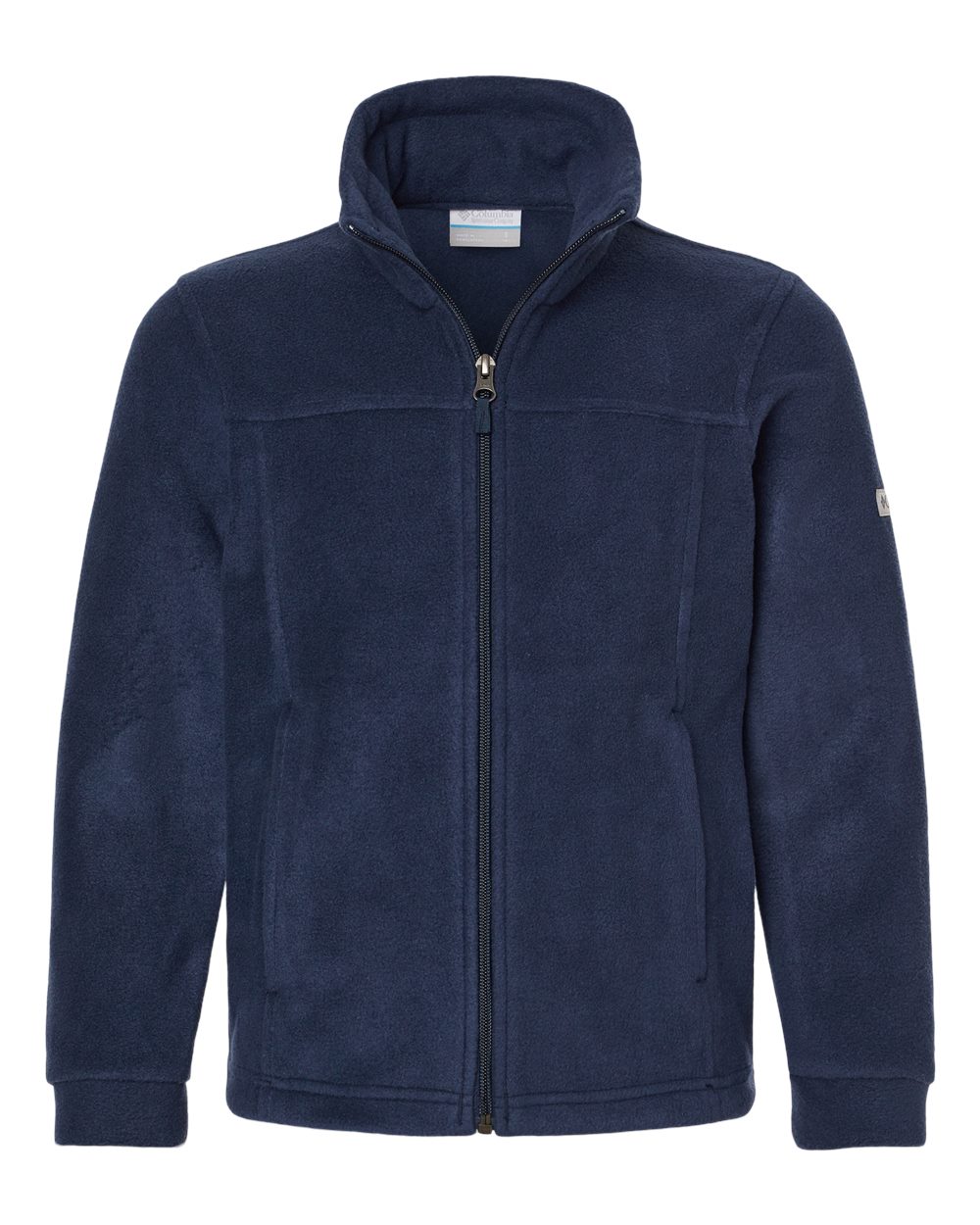 Youth Steens Mountain™ II Fleece Full-Zip Jacket - Front - B15124652 - Collegiate Navy
