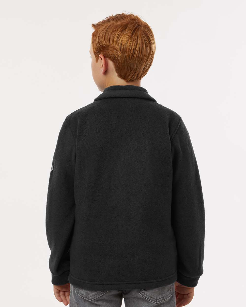 Youth Steens Mountain™ II Fleece Full-Zip Jacket - OnModelBack - B15124502 - Black
