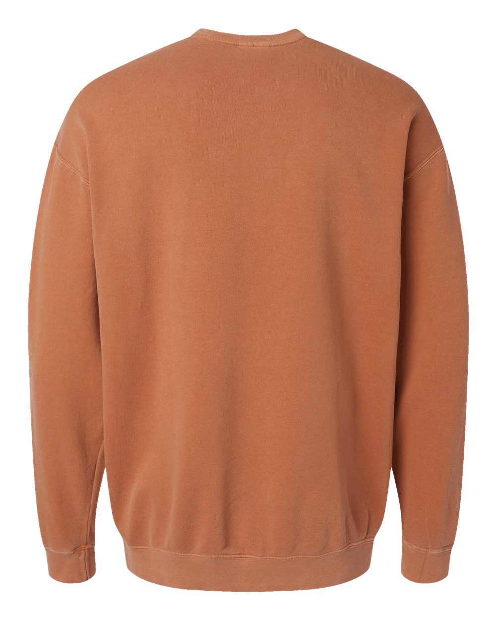 Unisex Garment-Dyed Lightweight Fleece Crewneck Sweatshirt - Back - B00808323 - Yam