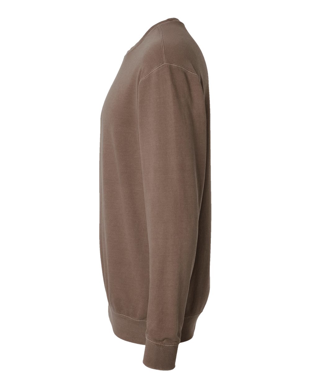 Unisex Garment-Dyed Lightweight Fleece Crewneck Sweatshirt - DirectSide - B00808363 - Espresso