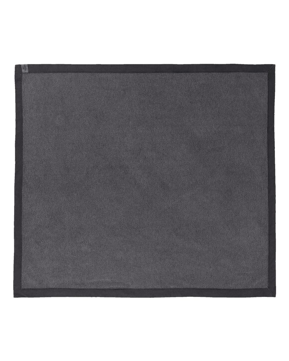 Garment-Dyed Fleece Dorm Blanket - Back - B01208090 - Pepper
