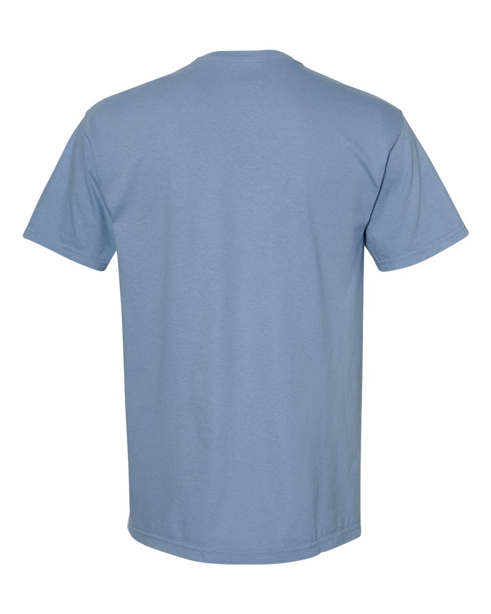 Garment-Dyed Heavyweight T-Shirt - Back - B00708263 - Washed Denim