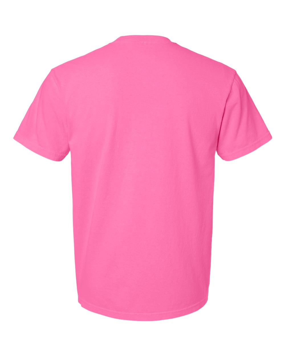 Garment-Dyed Heavyweight T-Shirt - Back - B00708303 - Neon Pink